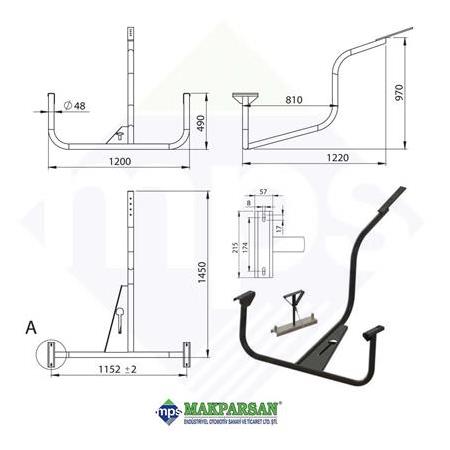 STEPNE YERİ BORULU T TİP