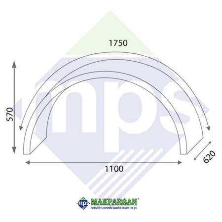 ÇAMURLUK KANALLI ŞERİTLİ JUMBO/ATEGO UYUMLU