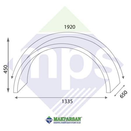 ÇAMURLUK ÇİFT TEKER KANALLI ŞERİTLİ