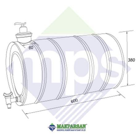SU DEPOSU GALVANİZ 70 LİTRE