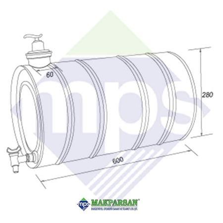 SU DEPOSU GALVANİZ 35 LİTRE