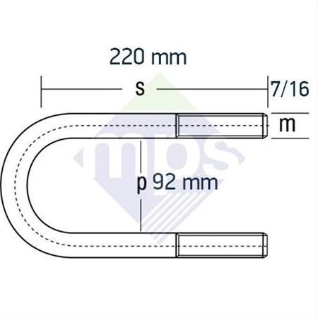 LEVEND ARKA BAĞLANTI 7/16x92x220