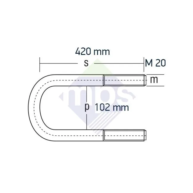 PROFESYONEL ARKA BAĞLANTI M20×1.5/102x420
