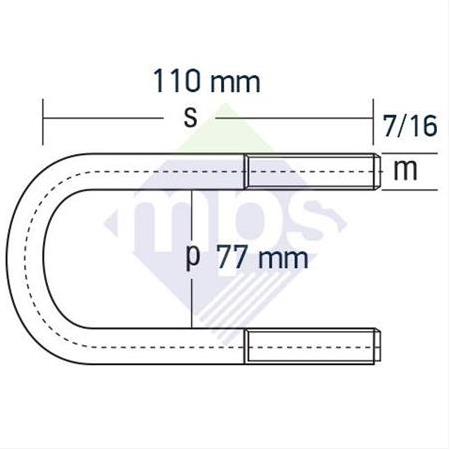 TM30 ÖN BAĞLANTI 77 HAFİF KAVİS 7/16-11 CM