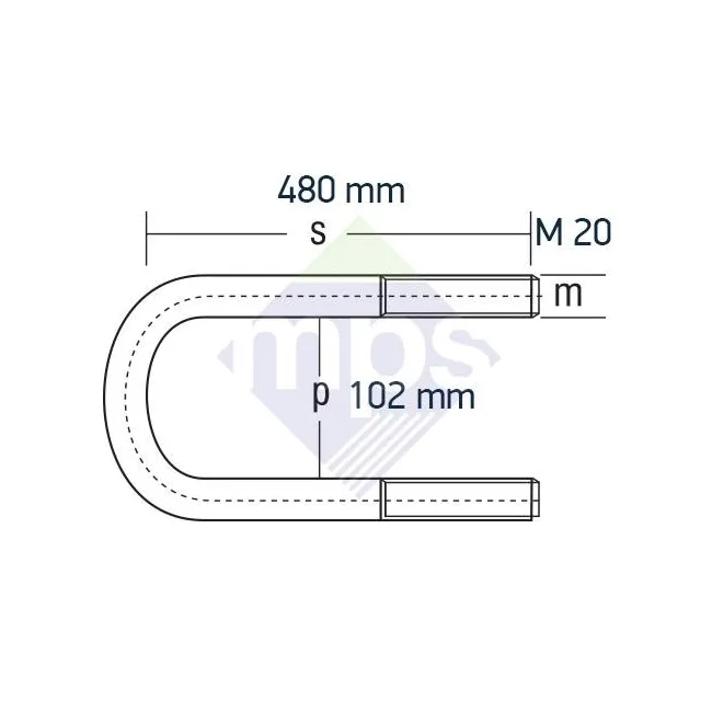PROFESYONEL ARKA BAĞLANTI M20×1.5/102x480