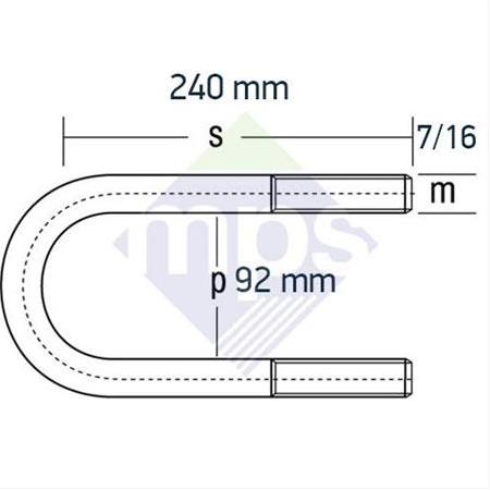 LEVEND ARKA BAĞLANTI 7/16x92x240