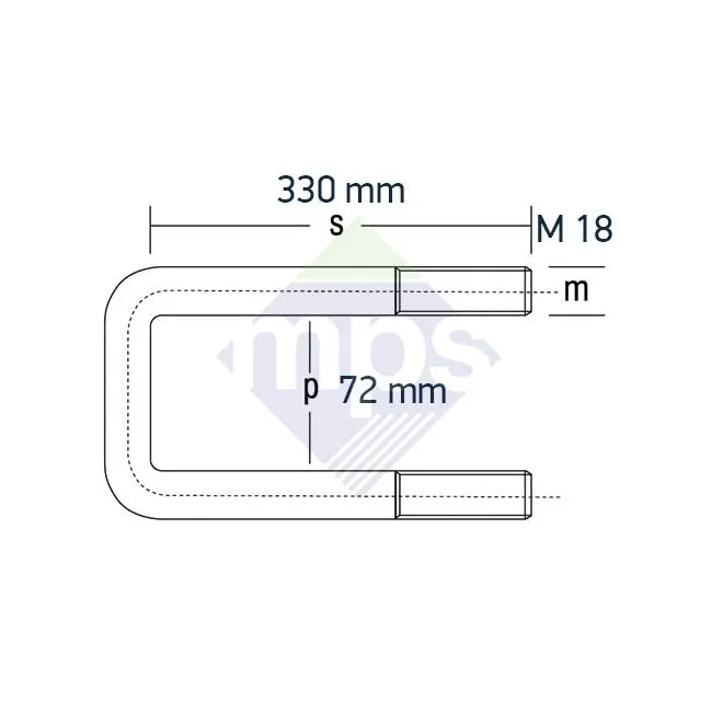ISUZU ŞAMPİYON ARKA BAĞLANTI M18x72x330