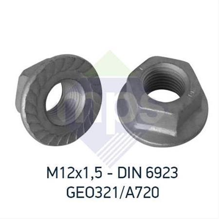 M12x1.5 FLANŞLI TIRTILLI SOMUN DIN 6923