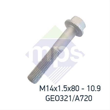 M14x1.5x80 ŞASİ CİVATASI FLANŞLI TIRTILLI 10.9