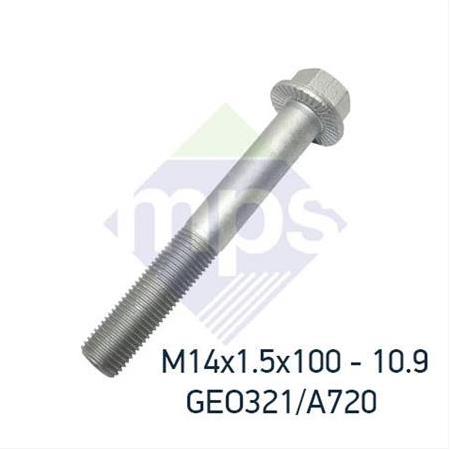 M14x1.5x100 ŞASİ CİVATASI FLANŞLI TIRTILLI 10.9