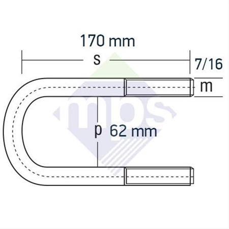 LEVEND ÖN BAĞLANTI 7/16x62x170