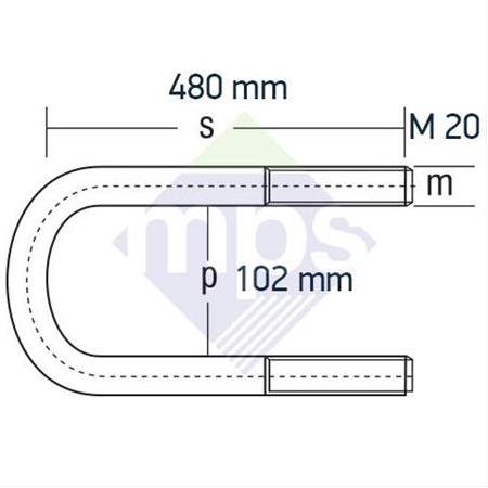 PROFESYONEL ARKA BAĞLANTI M20×1.5/102x480