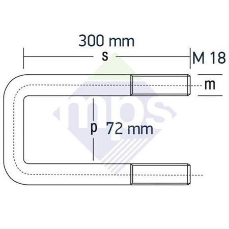 ISUZU ŞAMPİYON ARKA BAĞLANTI M18x72x300