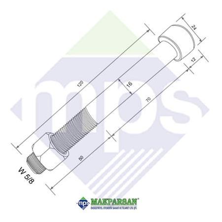 Z MAKAS SAPLAMA 5/8x120