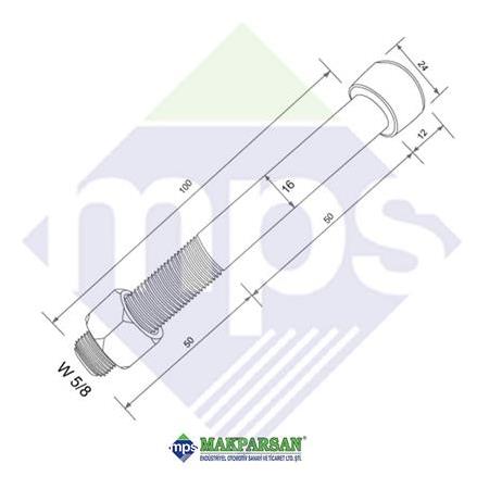 Z MAKAS SAPLAMA M16x1.5/100