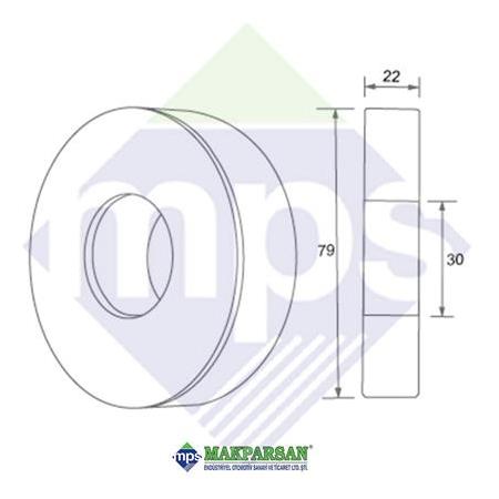Z MAKAS KULAK PULU 80 MM DÜZ
