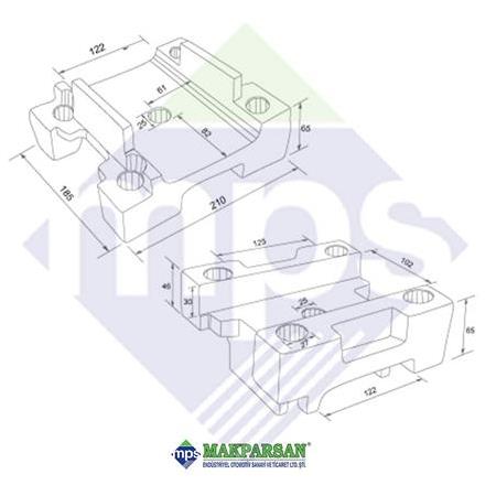 DİNGİL Z MAKAS TABLASI ORTA TABLA 120x100