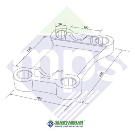 DİNGİL Z MAKAS TABLASI ALT TABLA 140x100