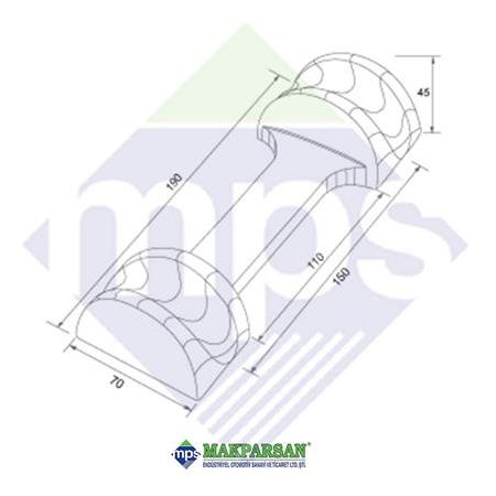 DİNGİL Z MAKAS TABLASI ÜST KEP 120x70