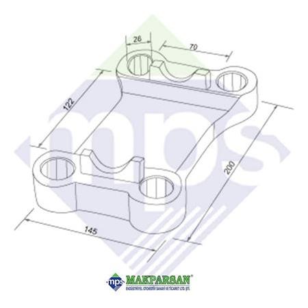 DİNGİL Z MAKAS TABLASI ALT TABLA 120x70