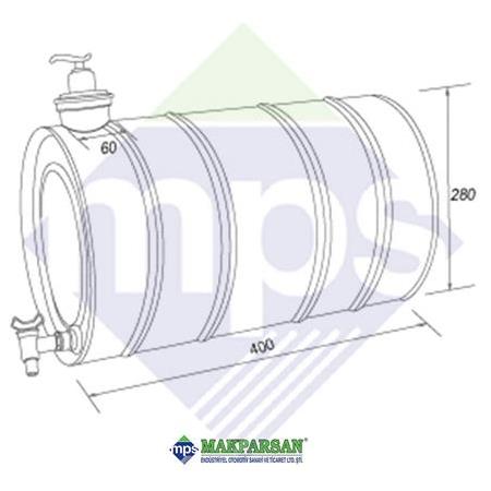 SU DEPOSU 430 KROM 25 LİTRE