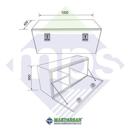 TAKIM DOLABI SAÇ 100 CM EKONOMİK MODEL w100xh56xd40