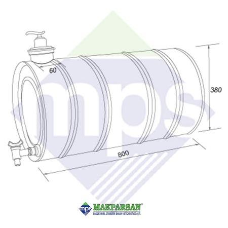 SU DEPOSU 430 KROM 90 LİTRE