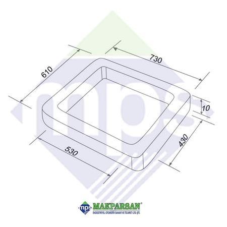 ORTA TABLA YÜZÜĞÜ KARE BP UYUMLU