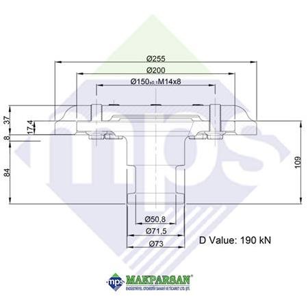 KİNG PİMİ 2" E BELGELİ FMC MARKA / KZ1012