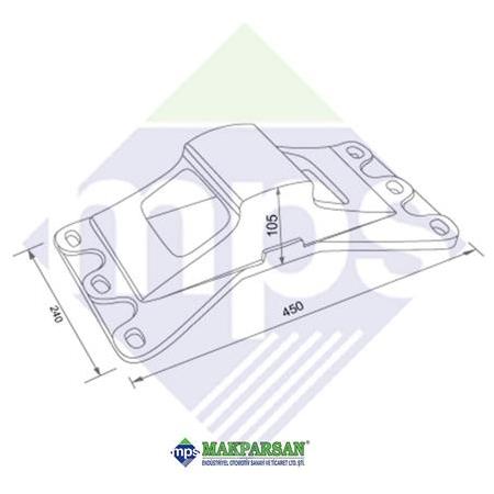 MAN/SCANIA UYUMLU PLEYT AYAK 135