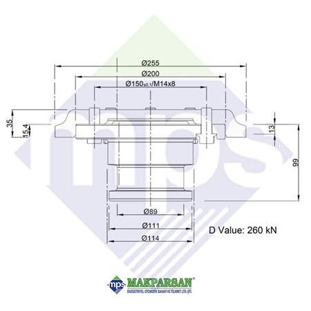 KİNG PİMİ 3.5" FMC MARKA / KZ1412