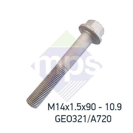 M14x1.5x90 ŞASİ CİVATASI FLANŞLI TIRTILLI 10.9