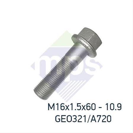 M16x1.5x60 ŞASİ CİVATASI FLANŞLI TIRTILLI 10.9 / 06028159017