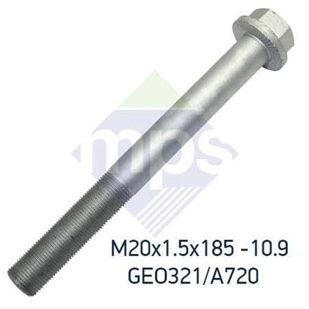 M20x1.5x185 BUGİ KOL CİVATASI FLANŞLI TIRTILLI 10.9 / 914112020200