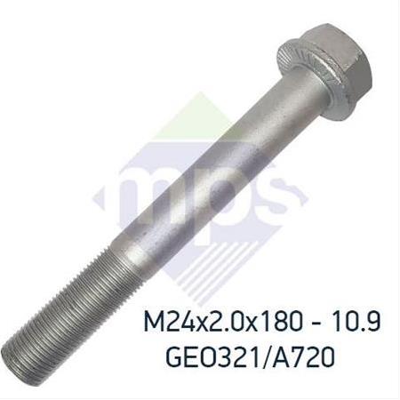 M24x2.0x180 AXOR-TGA ÖN MAKAS CİVATASI FLANŞLI TIRTILLI 10.9 / 308765024011