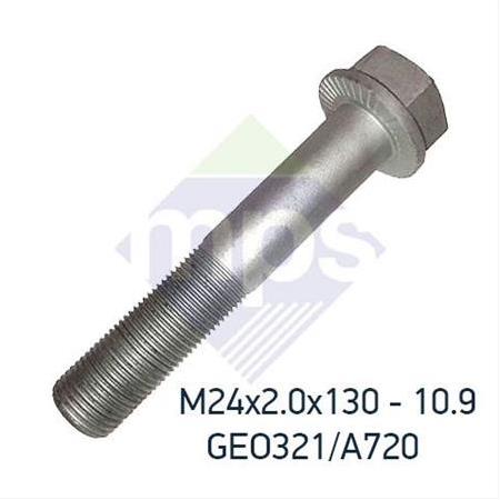M24x2.0x130 BUGİ KOL CİVATASI FLANŞLI TIRTILLI 10.9 / 308765024015