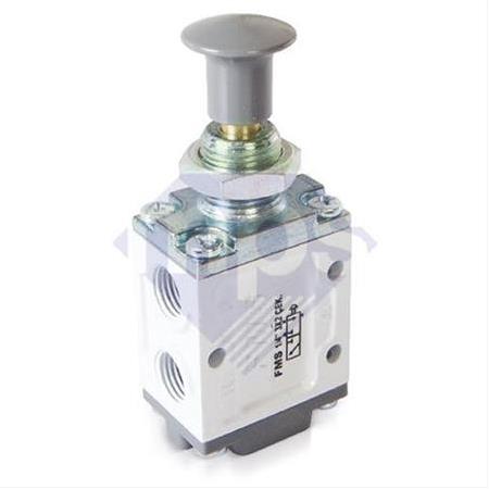PNÖMATİK ÇEKMELİ VALF 1/4" 3x2 FMS MARKA