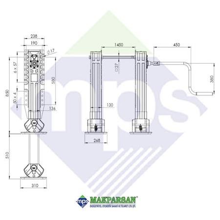 DORSE AYAK TAKIM 850 TEKNİKEL MARKA