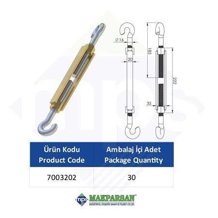 VİDALI GERDİRME 5/8
